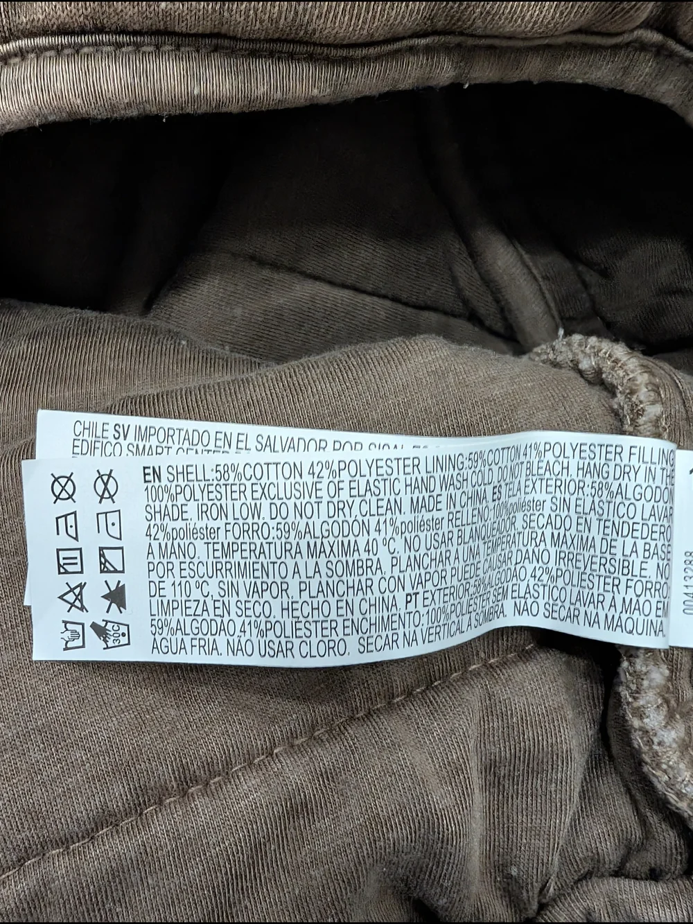 Forever 21 Quilted Taupe Brown Puffer Jacket
